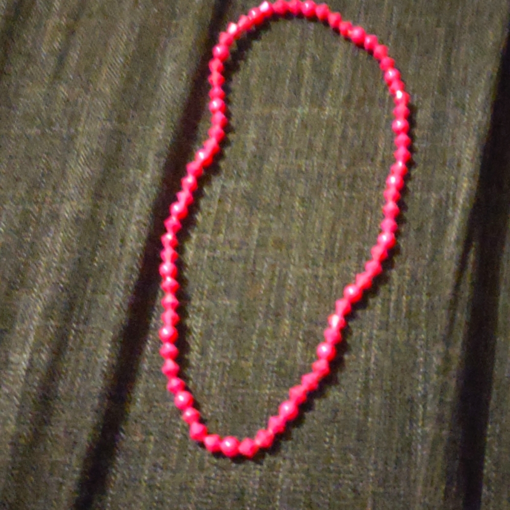 Pink Beaded Necklace